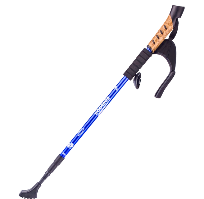 KODEnOR 科德諾 避震健走杖, 藍色, 1支