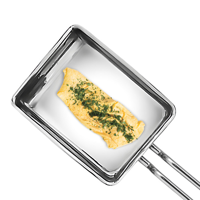 bella cuisine Grand City 三層不鏽鋼方形玉子燒鍋 電磁爐/IH適用 20*15cm, 20cm, 1個
