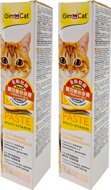 Gim Cat 俊寶俊喵 雙效維他命膏 全齡貓適用, 免疫/抗氧化, 2條