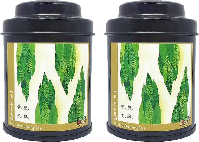 無藏茗茶 阿里山故事茶 白毫烏龍 小茶罐, 18g, 1入, 2罐