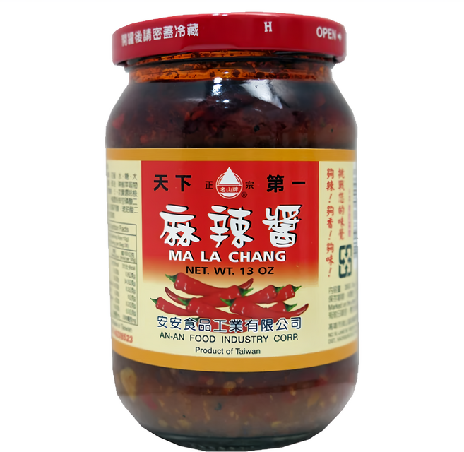 安安食品 麻辣醬, 380g, 1罐