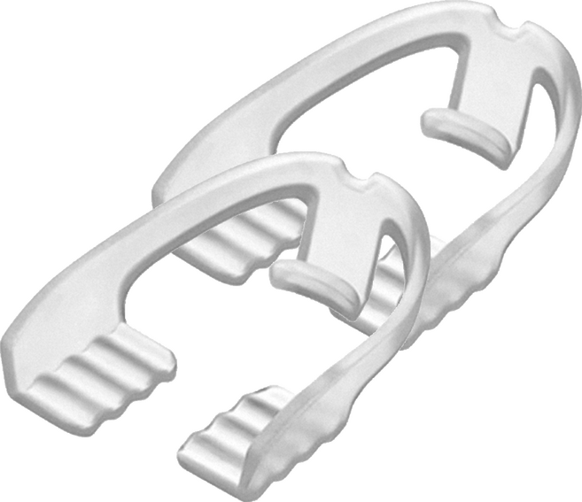 Neon 台灣霓虹 靜舒眠 防磨牙止鼾套 透明色 食品級EVA材質 防脫落設計 配戴更穩定, 2個