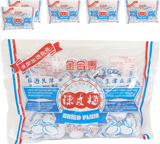 金合泰 陳皮梅, 300g, 6袋