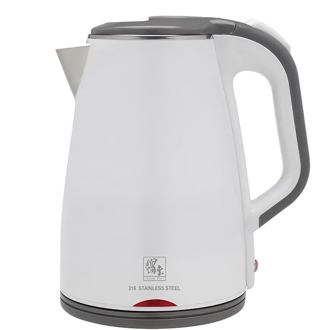 cook power 鍋寶 316雙層防燙保溫快煮壺 白色 1.8L, KT-90181W