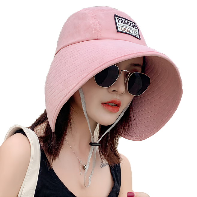 Pelliot 時尚春夏360度抗UV防曬遮陽帽, 粉色