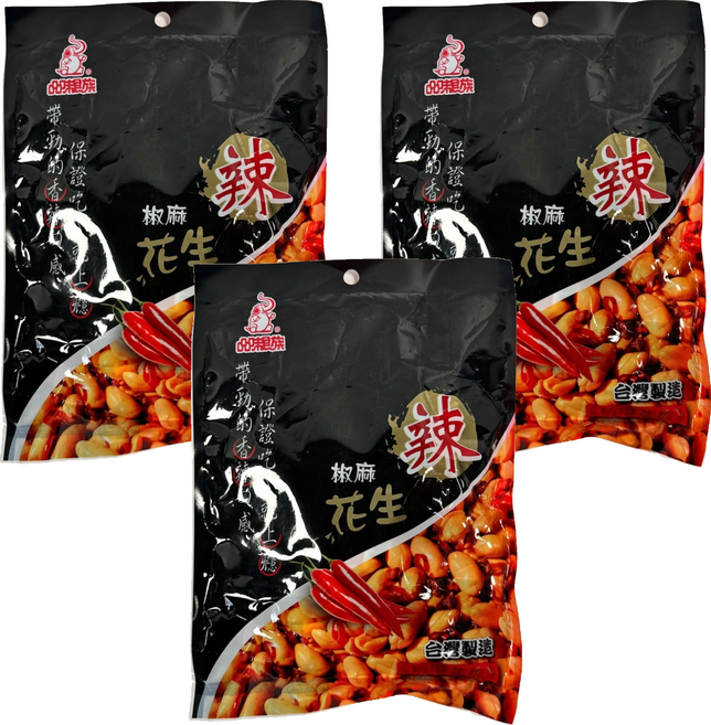 品味食族 椒麻花生, 180g, 3包