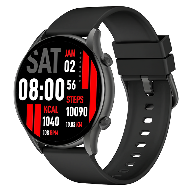 KIESLECT 智慧通話運動手錶 Kr2, 黑色, 1個