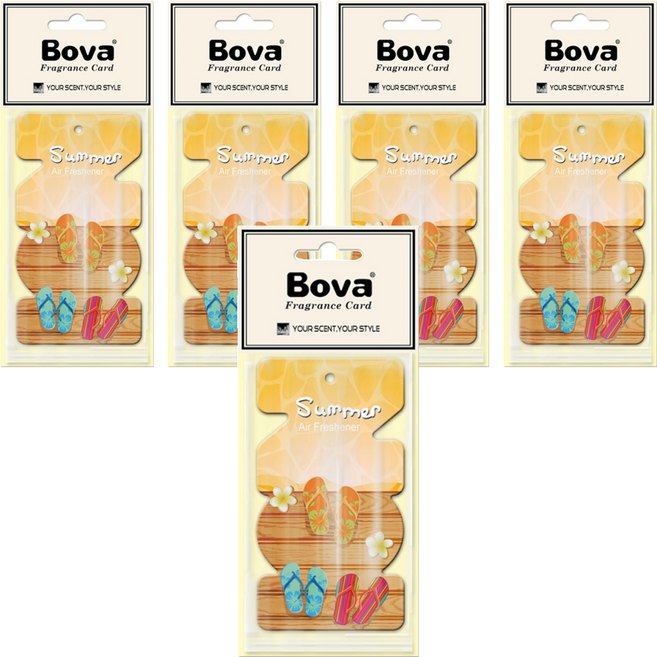 Bova 法柏精品香氛 夏日香氛卡 檸檬馬鞭草, 15g, 5包