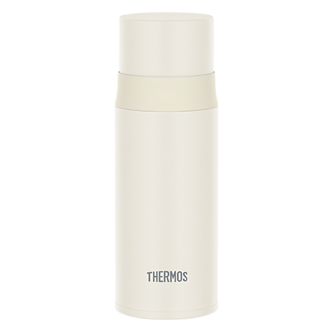 THERMOS 膳魔師 不銹鋼保溫杯 FFM-352, 霧面白, 350ml, 1個