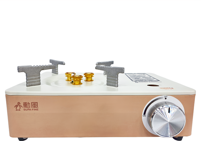 SUPA FINE 勳風 卡式爐 2.3kg, 1個, 米白色+奶茶色