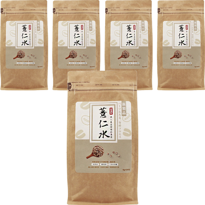 御復珍 薏仁水, 9g, 20包, 5袋