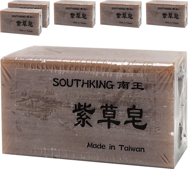 LANOWN 南王 沐浴皂 紫草皂, 6個, 100g