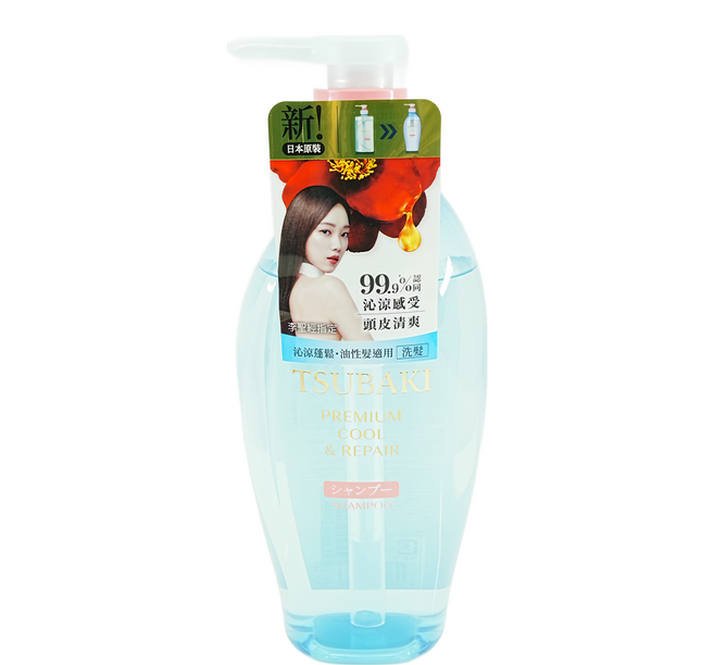 TSUBAKI 思波綺 瞬亮涼感洗髮乳 升級版, 450ml, 1瓶