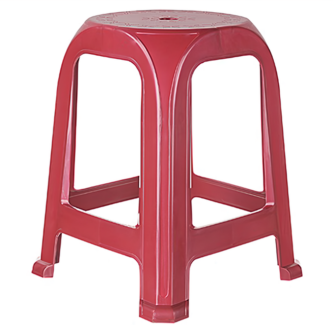 KEYWAY 聯府 水瓶座椅, 1個, 紅色