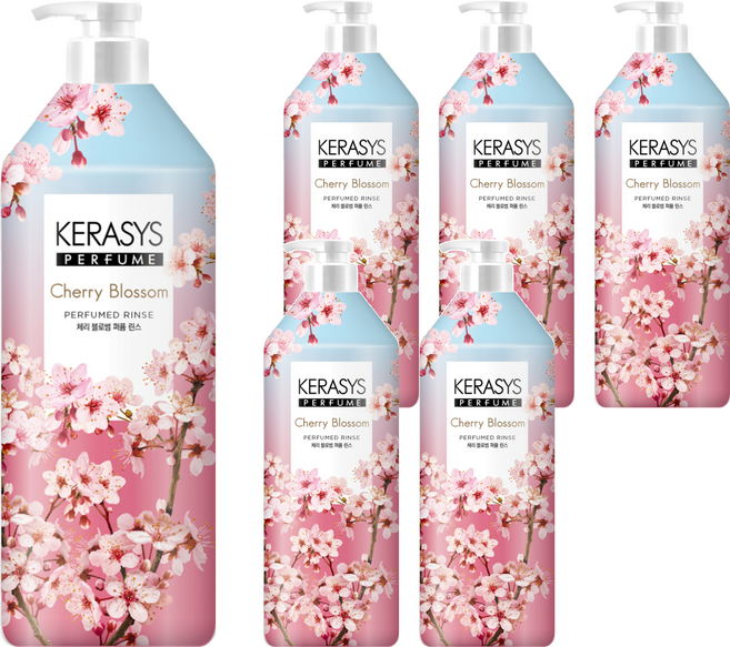 KERASYS 可瑞絲 香氛潤髮乳, 1L, 6瓶