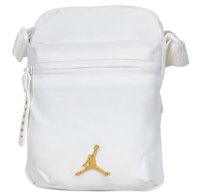 NIKE 耐吉 JORDAN 喬丹 斜挎包 W4F, 白色