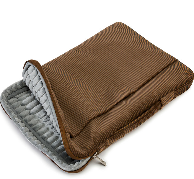 KINMAC 360度護盾 筆電包, 棕色, 1個