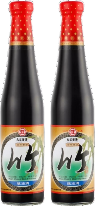 丸莊醬油 竹級黑豆蔭油清, 420ml, 2瓶