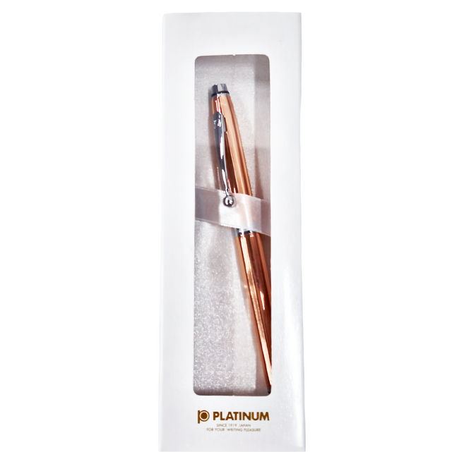 PLATINUM 白金牌 鋼珠筆, 玫瑰金, 1支