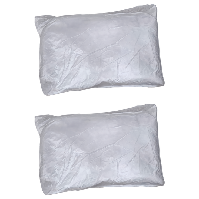 Margaery 飯店級天然羽絨枕 10%羽絨 90%羽毛填充, 白色, 2個