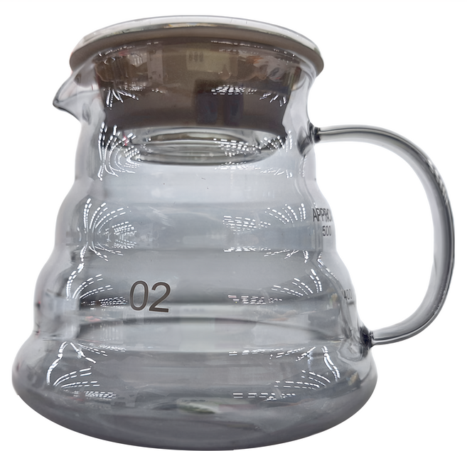 雲朵咖啡壺 CAKN0172M 煙燻黑 500ml 1個, 咖啡壺