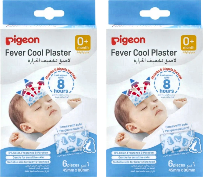 pigeon 貝親 退熱貼, 6片, 2盒