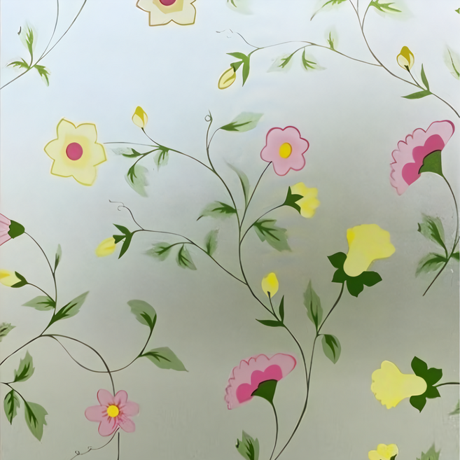 玻璃貼, 多彩花瓣