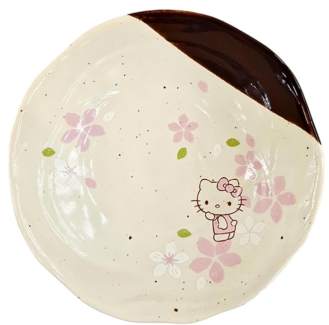Skater 陶瓷美濃燒盤, Hello Kitty, 1個