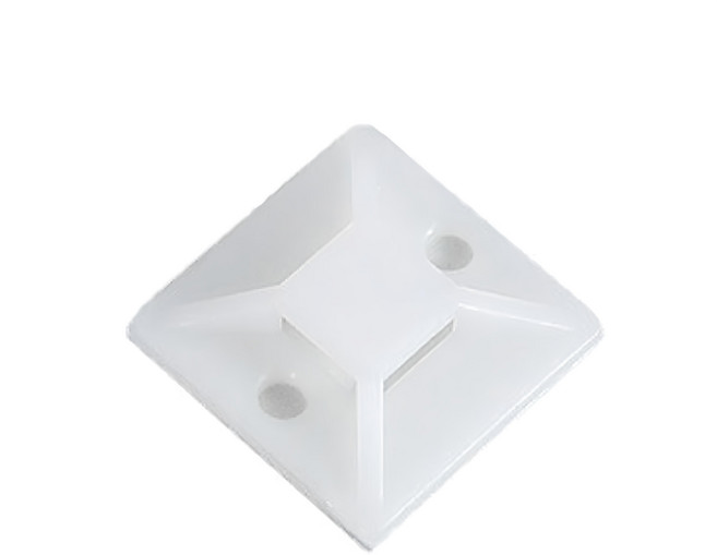 小麥購物 固定束帶收納 Y846 4 x 4cm 白色 3g, 100個
