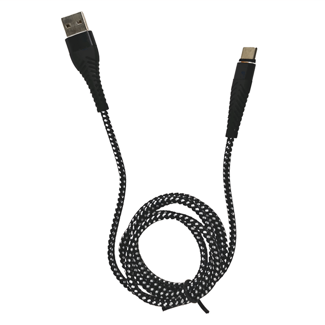 atake USB-Type-C 雙面盲插充電傳輸線 3A快充線 QC快充, 1m, 灰色, 1條