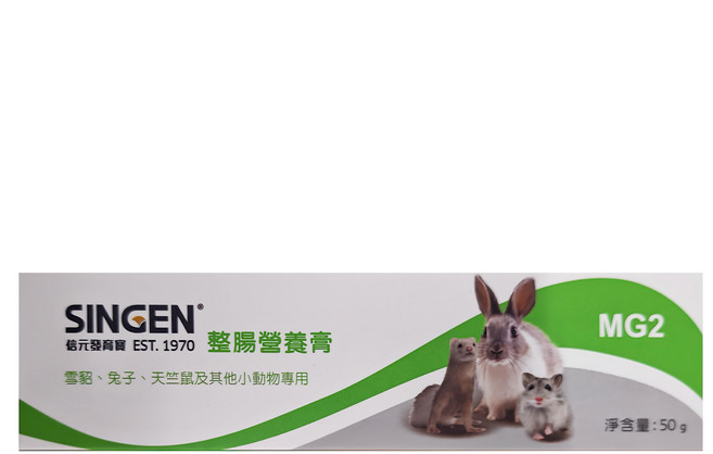 SINGEN 信元發育寶 MiniPet MG2 發育寶 S 整腸營養膏, 50g, 1盒