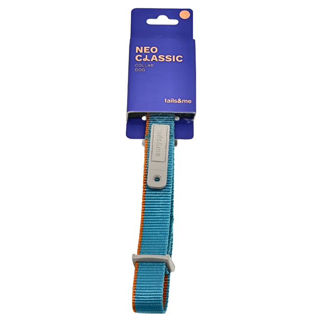 tails&me 尾巴與我 新經典犬項圈, 碧綠色 + 淺棕色, 1條