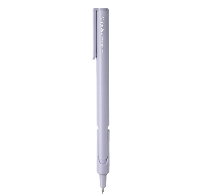 sun-star topull B 前按壓原子筆 0.5mm, 薰衣紫, 1支