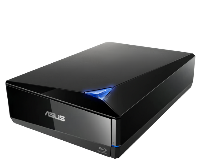 ASUS 華碩 超靜音系列 外接式藍光燒錄機 PRO/BLK/G/AS (SATA), BW-16D1H-U, 1個