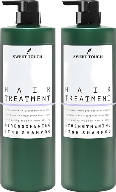 SWEET TOUCH 直覺 香水洗髮精 英國梨小蒼蘭, 1L, 2瓶