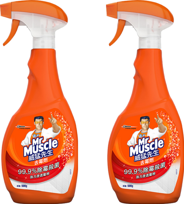 Mr Muscle 威猛先生 去霉劑 99.9%除霉殺菌 強力滲透霉根, 500g, 2瓶
