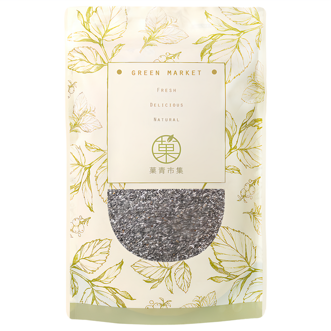 Green Market 菓青市集 輕纖奇亞籽, 1包, 500g