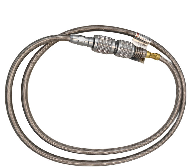 Campingmoon 柯曼 高山瓦斯延長管 Z17 107 x 1.9 x 1.9cm 110g, 1條, 銀色