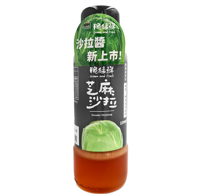 KOKUMORI 穀盛 芝麻沙拉醬, 220ml, 1瓶