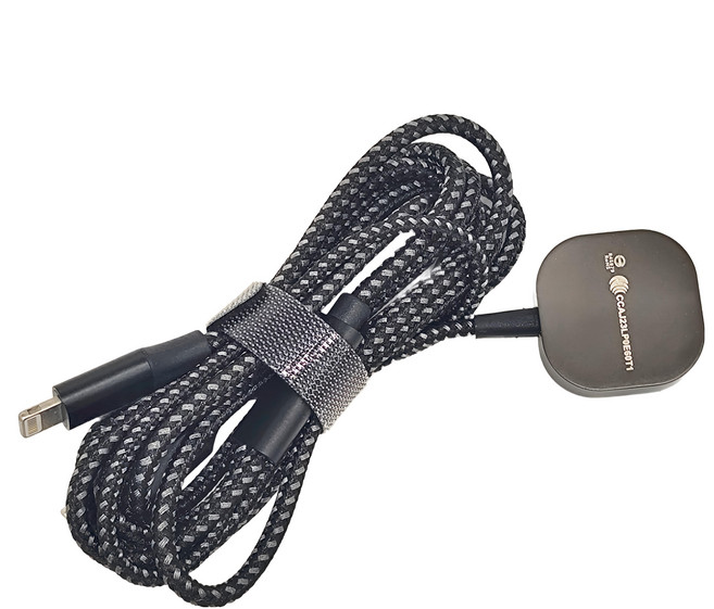 Mcdodo 麥多多 二合一 Type-C TO 磁吸充電器充電線/連接線 酷智 Apple Watch/Lightning適用 45.8g, 1.5m, 黑色, 1條