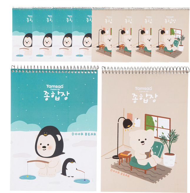 Tamsaa 厚本素描本 130g, 顏色隨機, 10本