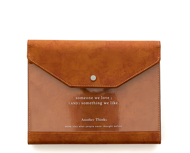 FunnYmade 類比6孔萬年日誌A5 + 原子筆套組, 灰棕色, 1組