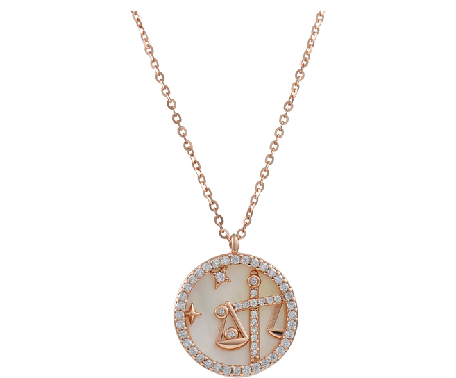 RADIANT STAR 璀璨之星 925純銀 星之所向12星座符號生日禮物閨蜜可調式項鍊 SL721 1個