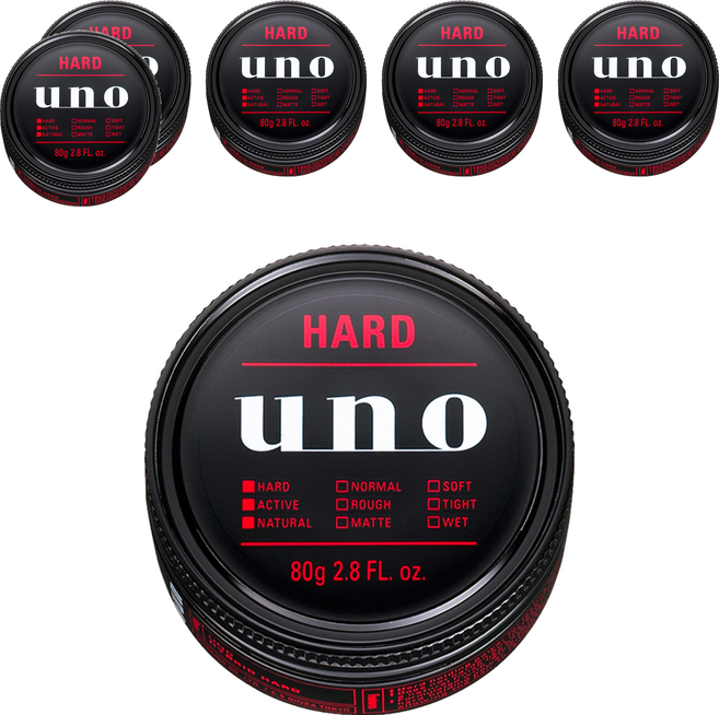 uno 徹底堅持髮腊, 80g, 6罐