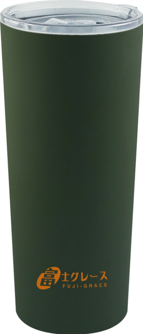 FUJI-GRACE 富士雅麗 不鏽鋼陶瓷易潔冰爆冰瓷杯 寬敞杯口設計 杯內層隔絕金屬 與舊款冰壩杯通用杯蓋, 夜幕綠, 1L, 1個