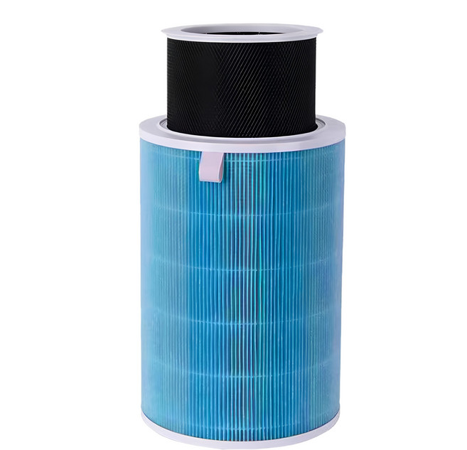 YEER醫悅氛芳 適用小米2S3代 pro HEPA13 濾芯/濾網 加強版有RFID HEPA + 複合活性炭 + 高密度活性炭 藍色, 1個