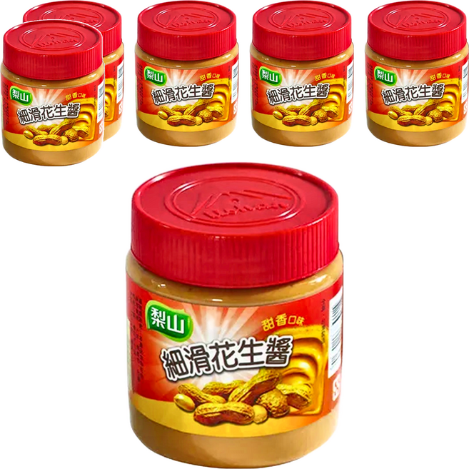 梨山牌 細滑花生醬 甜香口味 全素 台灣製造 340g/罐