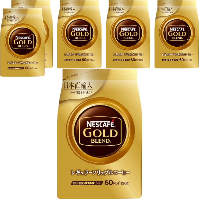 NESCAFE 雀巢咖啡 金牌風味補充包, 微研磨, 120g, 6包
