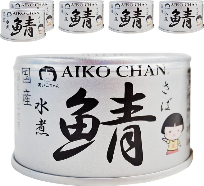 AIKO CHAN 伊藤食品 水煮鯖魚罐, 150g, 6罐