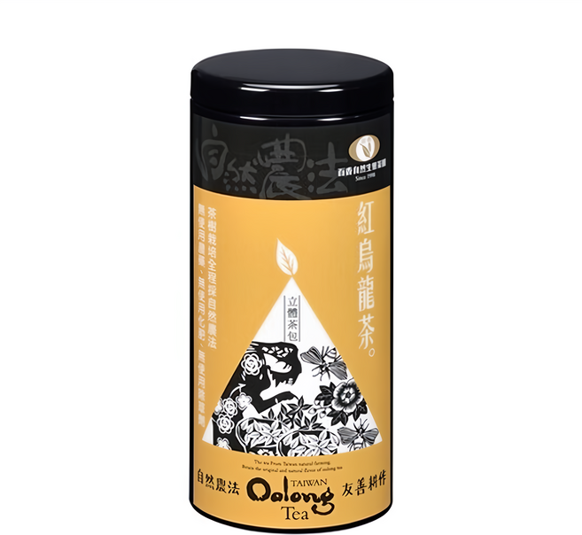 百香自然生態茶園 紅烏龍茶 立體茶包, 3g, 16入, 1罐
